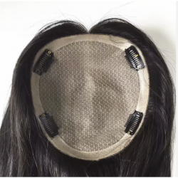 EliteSilk™ European Remy Human Hair Topper – Ultra-Realistic Silk Base for Advanced Thinning