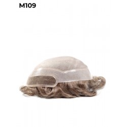 Superhairpieces M109 Mono Top Lace Front Poly Toupee